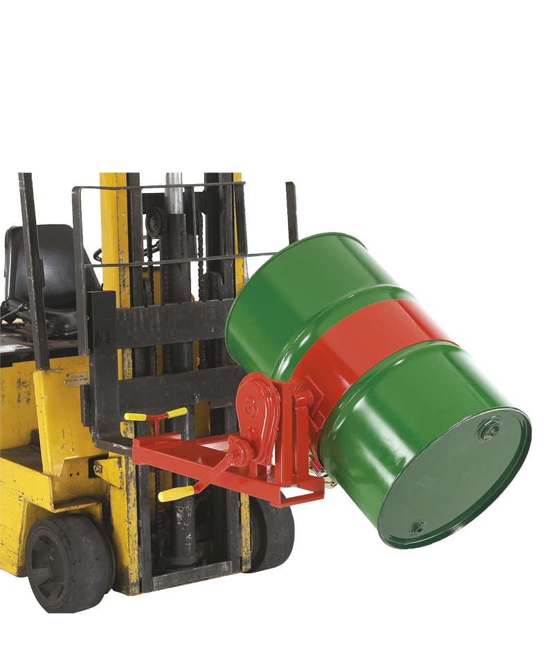 a drum rotator for fork lifts