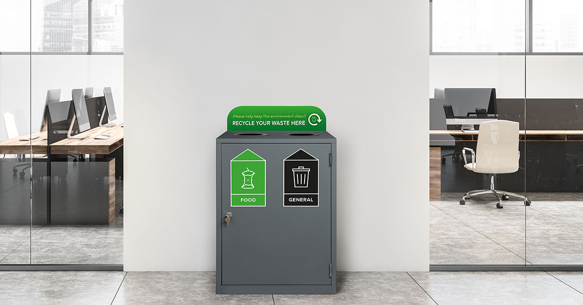 Alt - New Products: Innovative Multi-Bay Recycling Bins